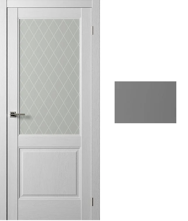 Дверь REGIDOORS Нова 4 антрацит 90 (врезка под защелку Vantage 96)