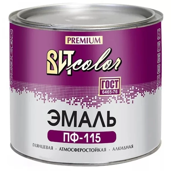 Эмаль ПФ-115 серая 1,9 кг ВИТ color ГОСТ 6465-76