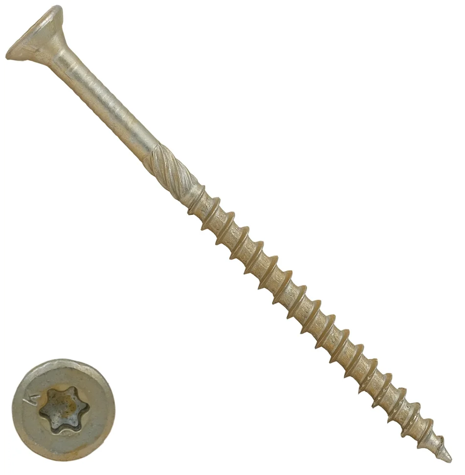 Саморез конструкционный/универсальный по дереву Torx 4,0х50 (уп 4000шт) Daxmer