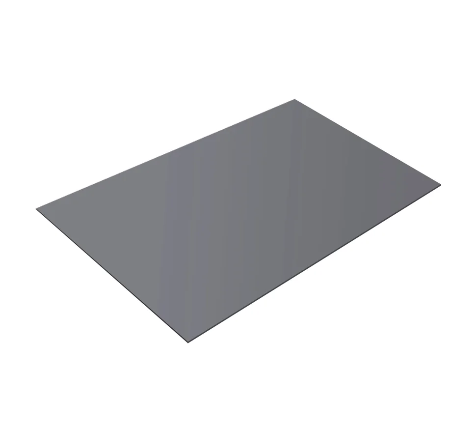 Плоский лист Corundum50 RAL **, 0.5 мм, 1.25*2м (В пленке)