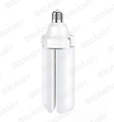 Лампа-трансформер светодиодная 45W Е27 220V 6500К (холодный белый) Клевер Т80-3 Фарлайт