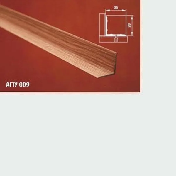 Порог АПУ 009 алюминиевый 900*20*20 мм угловой внутренний (00 неокрашенный)