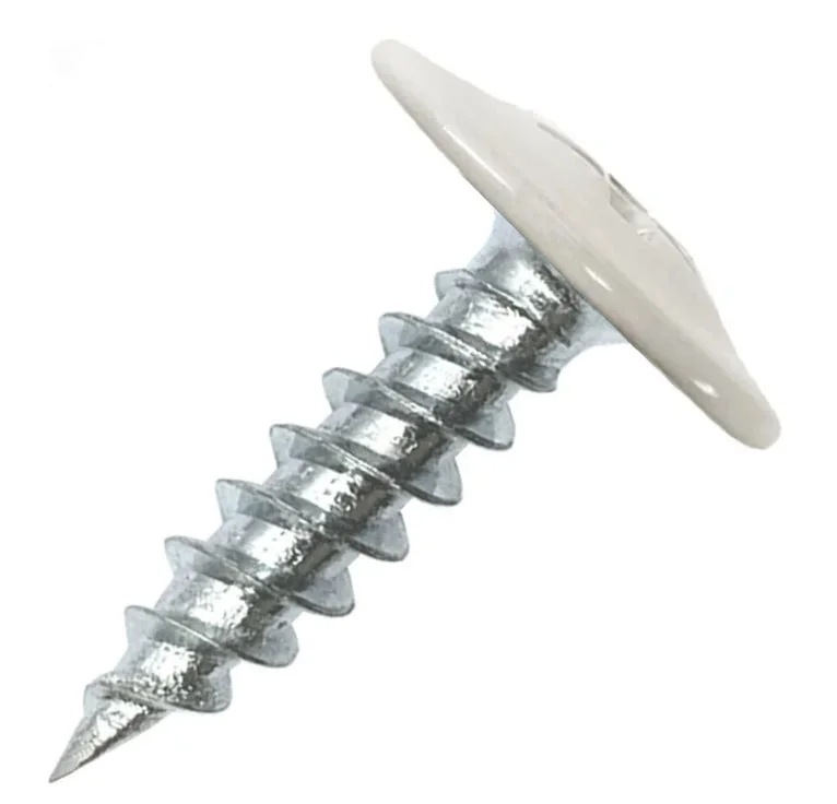 Саморезы с прессшайбой острие 4,2x19 RAL 9002 (уп 1000шт)