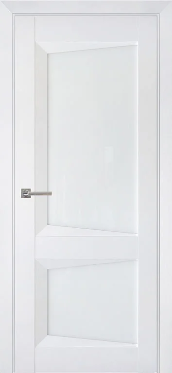 Дверь Uberture Perfecto, стекло White, модель 102, Бархат Вайт, 70 экошпон