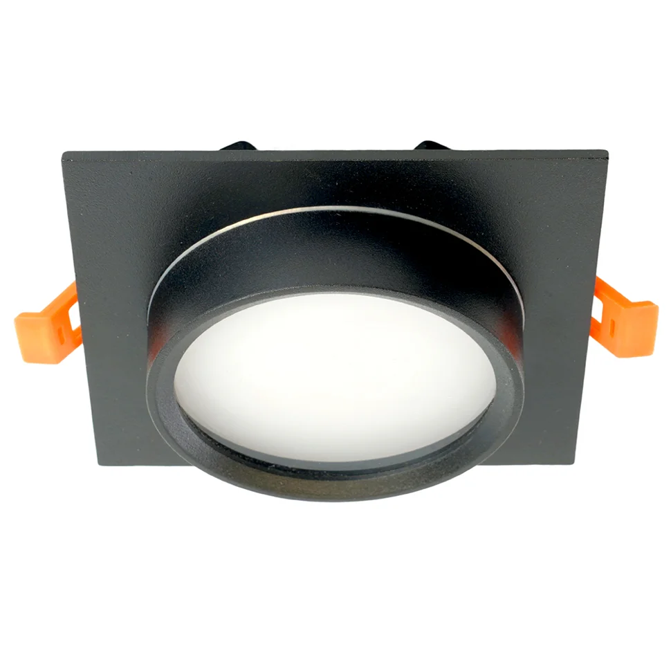 Светильник точечный Feron DL505 15W 230V GX53, IP44 черный квадрат без лампы