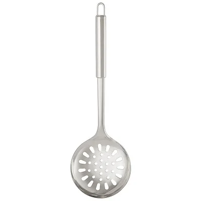 Шумовка из нержавеющей стали MALLONY NIMBUS, 33,5х11,2 см, овальная ручка с подвесом Шумовка из нержавеющей стали MALLONY NIMBUS, 33,5х11,2 см, овальная ручка с подвесом