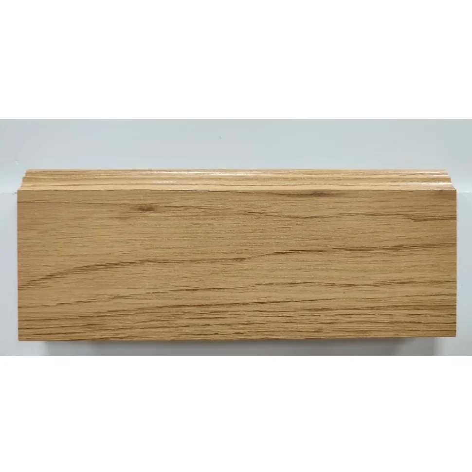 Плинтус COSCA WP07, экошпон, дуб Медный, 80x16x2400 мм, МДФ