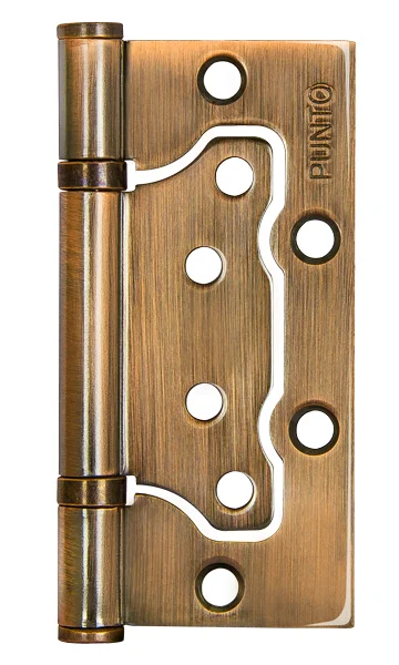 Петля накладная "БАБОЧКА" PUNTO 200-2B 100x2,5 CFB кофе глянец (2шт.)