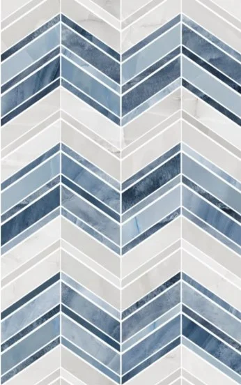 Плитка GRACIA CERAMICA Аника голубой декор 01 25х40