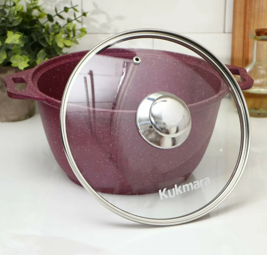 Кастрюля Kukmara k31tsm со стеклянной крышкой "Trendy style" (mystery), 3л Кастрюля Kukmara k31tsm со стеклянной крышкой "Trendy style" (mystery), 3л