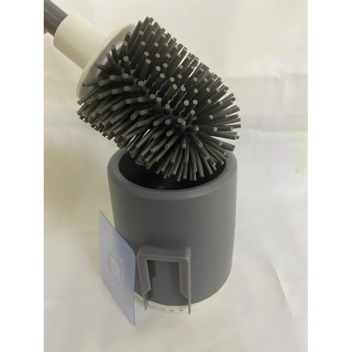 Ерш для унитаза силиконовый круглый ZALEL HD5611 44х9см