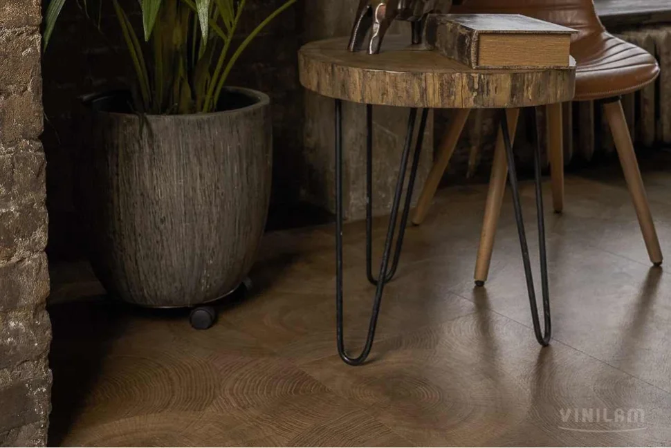 Плитка виниловая CERAMO VINILAM STONE замковая Дуб Натуральный 61601, 470*940*8мм , 43 класс