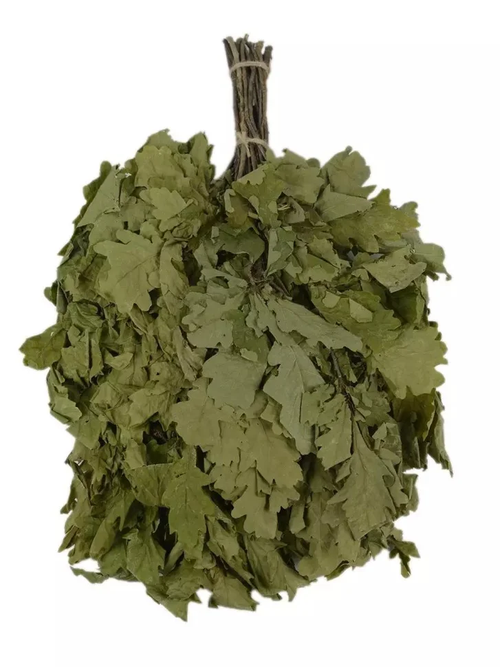 Веник дубовый с багульником (в упак.) TM ”Бацькина баня”