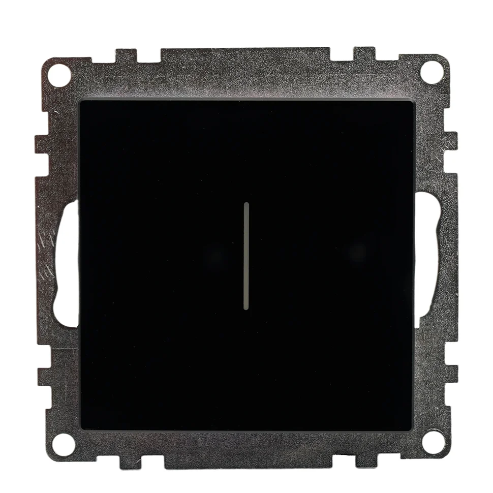 Выключатель одноклавишный сенсорный СП 250В, 2,5А, (механизм), черный (GLS2-7203-05) Катрин STEKKER Выключатель одноклавишный сенсорный СП 250В, 2,5А, (механизм), черный (GLS2-7203-05) Катрин STEKKER