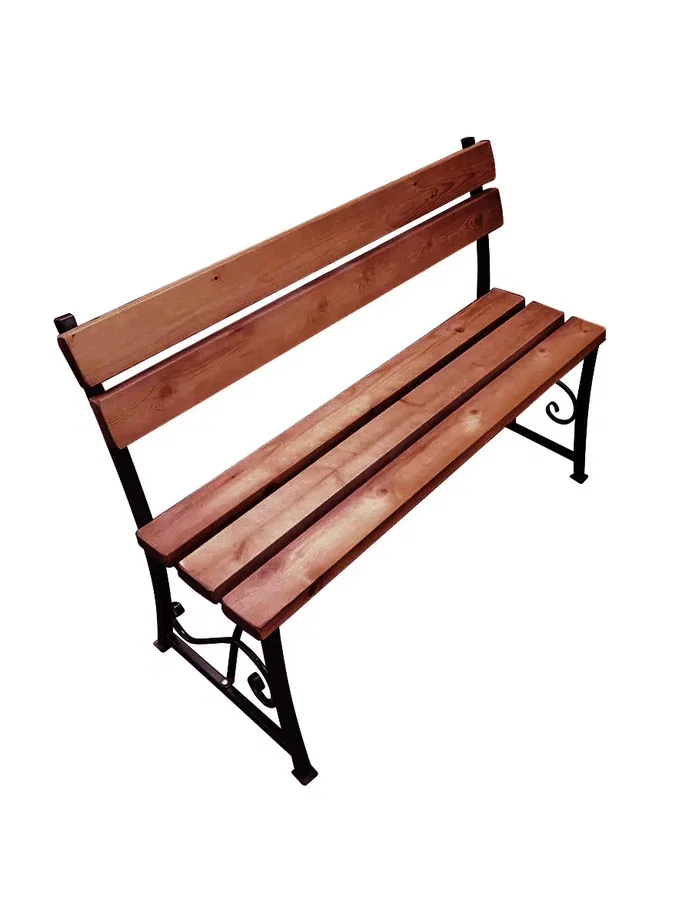 Скамья Флора 1,5 метра, пропитка масляным антисептиком Скамья Флора 1,5 метра, пропитка масляным антисептиком