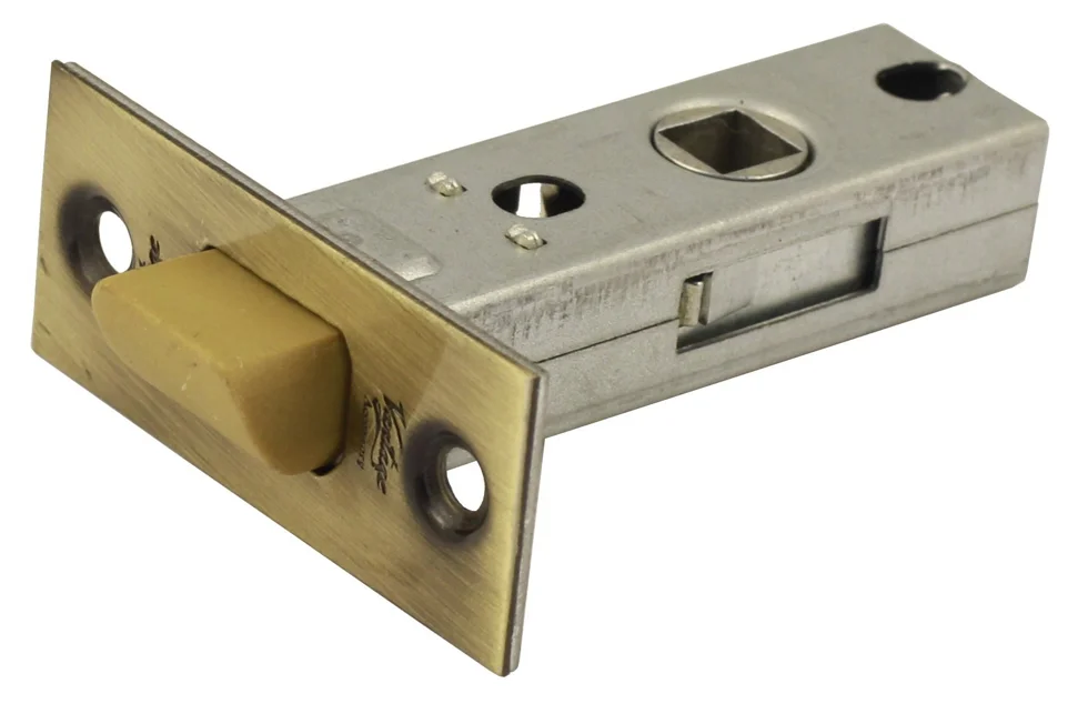 Защелка дверная с пластиковым язычком VANTAGE Р45 АB бронза Защелка дверная с пластиковым язычком VANTAGE Р45 АB бронза