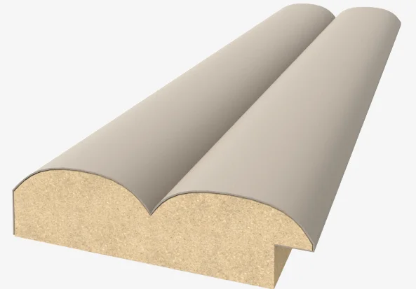 Профиль старт-финиш МДФ STELLA Wave De Luxe Sandgrau 2700x55x16