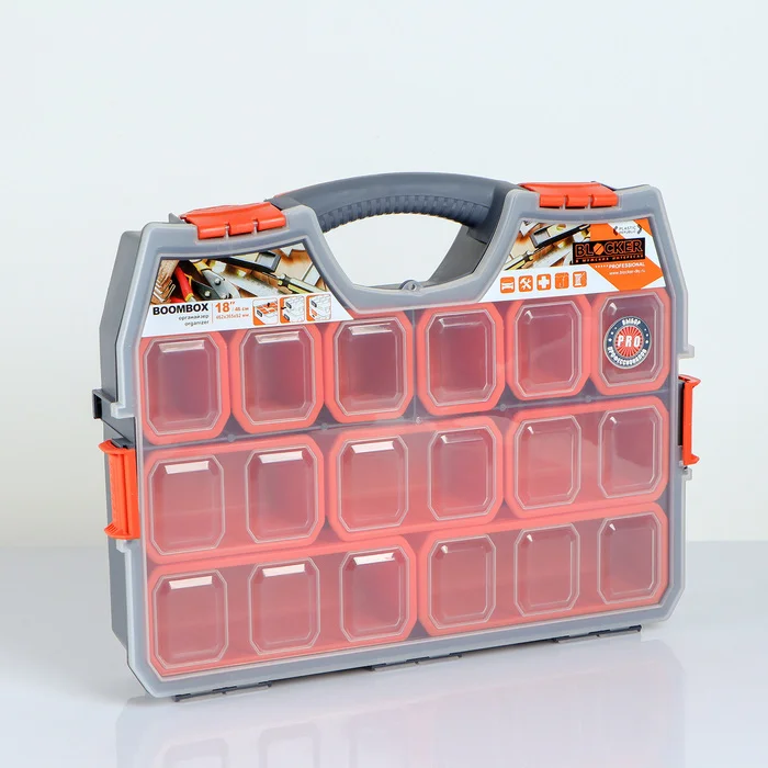 Органайзер BLOCKER Boombox 18"/46 см, черно-оранжевый