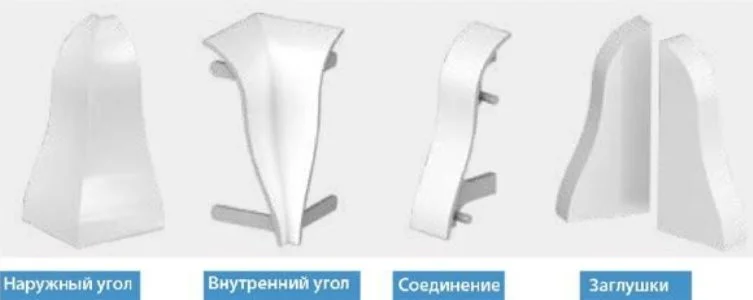 Угол внутренний Абсолют 52мм текстурный Вяз (уп.=2шт)