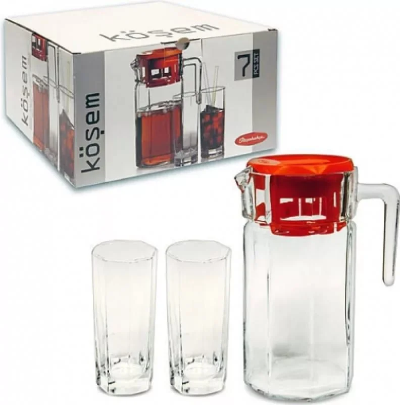 Набор питьевой PSB 97415 6 стаканов + кувшин КОЗЕМ Набор питьевой PSB 97415 6 стаканов + кувшин КОЗЕМ