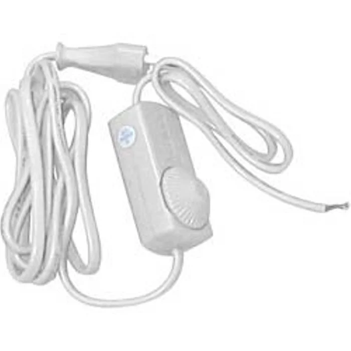 Шнур сетевой с диммером 230V 1,5+0,5м, белый, DM103-200W Feron