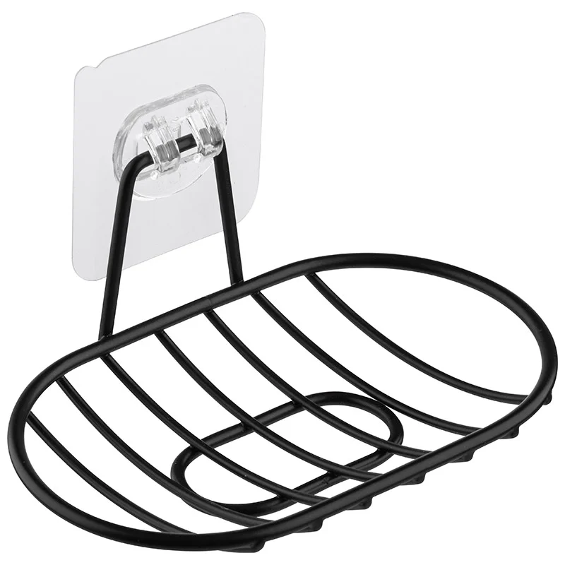 Мыльница подвесная овальная BLACK, 14,3*8,5*2,5 см