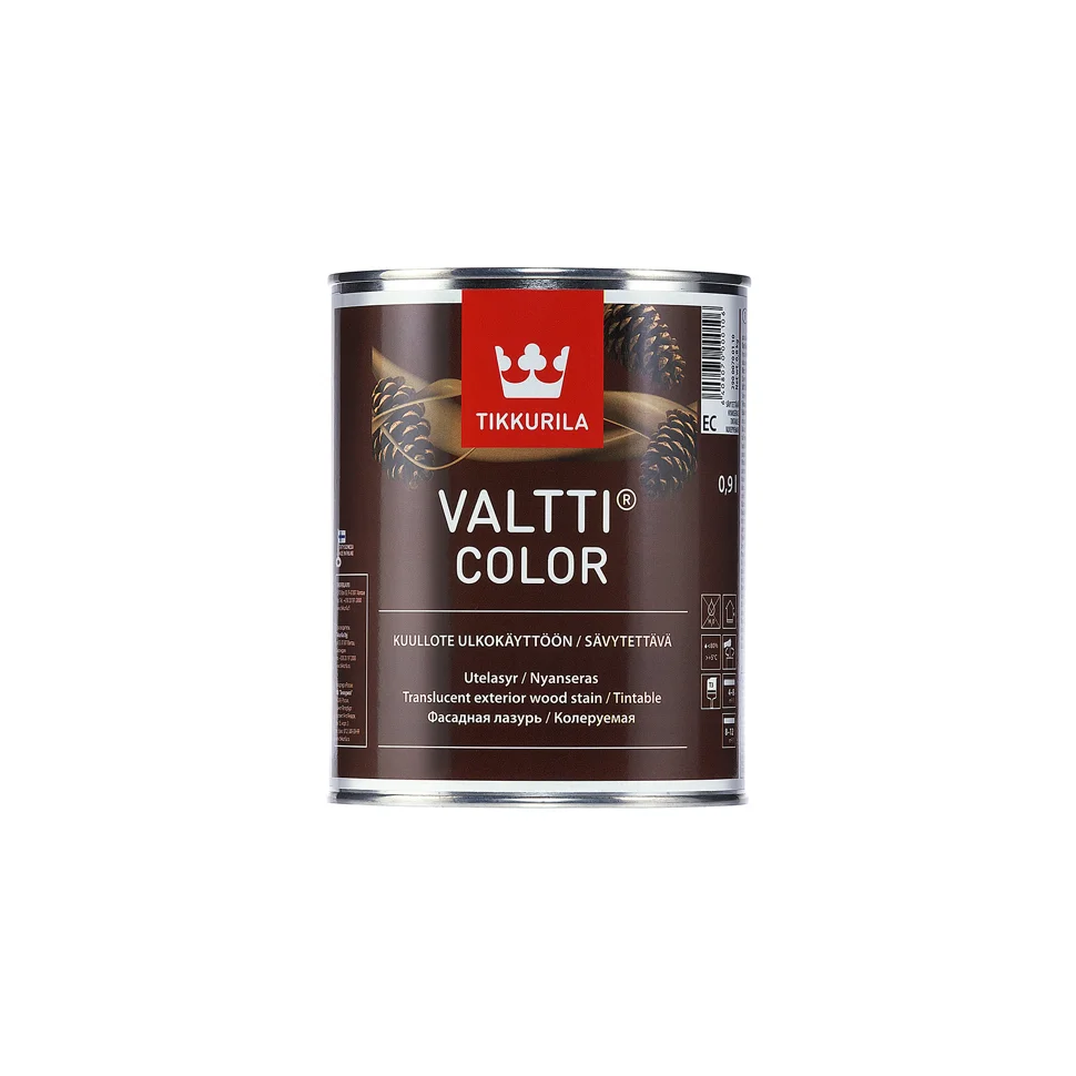 Антисептик-лазурь Tikkurila VALTTI COLOR EC 0,9л бесцветный