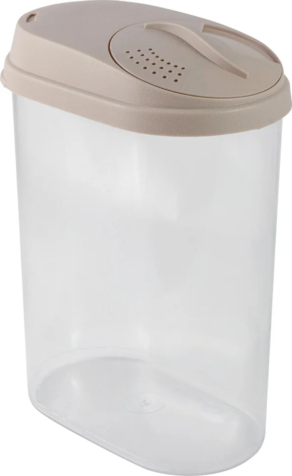 Банка для сыпучих продуктов Sugar&Spice с дозатором 1,6 л латте Банка для сыпучих продуктов Sugar&Spice с дозатором 1,6 л латте