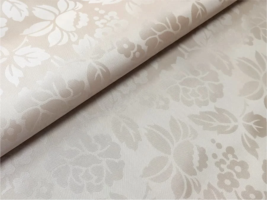 Клеенка ПВХ ЖАСМИН на тканевой основе 1,40*20м мод. ZG-8253B beige