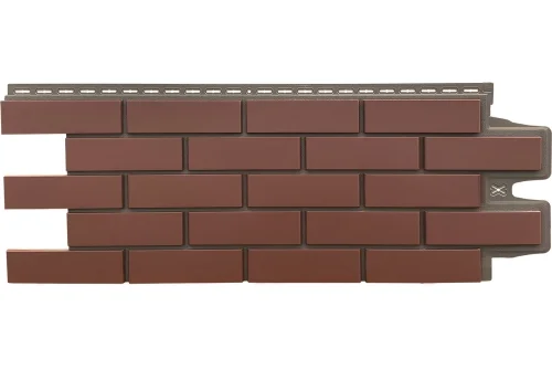 Панель цокольная Grandline Клинкерный кирпич Design Plus, корица c темно-бежевым швом 995*0,39 м (S=0.39м2)
