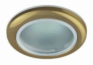 Светильник точечный ЭРА WR1 GD влагозащищенный MR16,12V/220V, 50W золото*