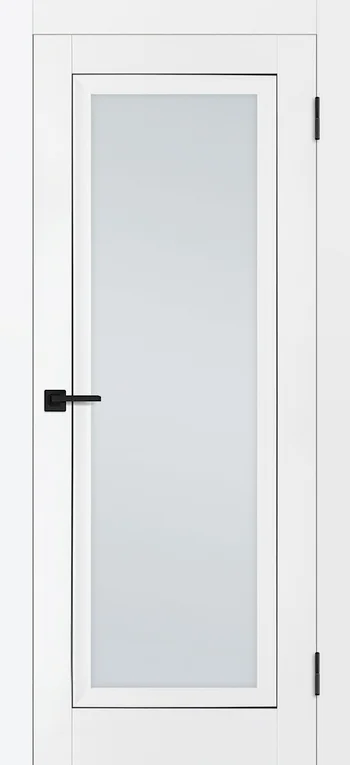 Дверь PROFILO PORTE PST-35 стекло сатинат, белый матовый 60