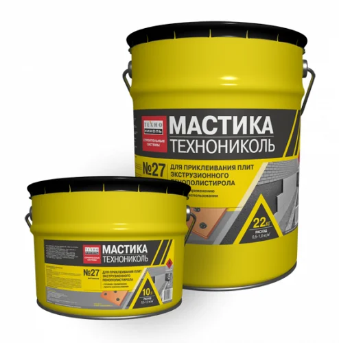 Мастика ТЕХНОНИКОЛЬ приклеивающая №27 (12кг)