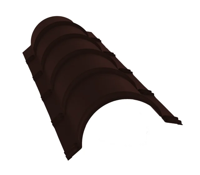 Конёк полукруглый Viking RAL 8017 (шоколад), 0,5мм, L = 2 м, МП