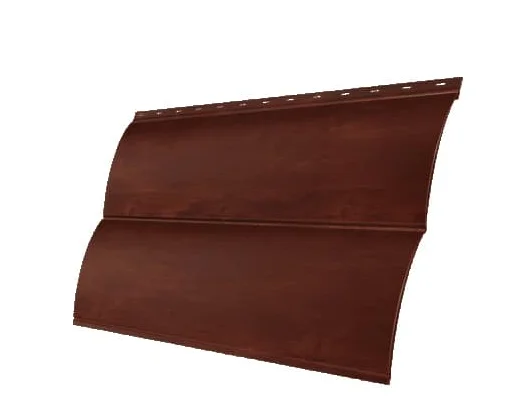 М/сайдинг Блок-Хаус NEW (GL) Print Elite Cherry Wood (Бразильская вишня) толщина 0,45мм, размер 0,361*6 м.п. (в пленке)