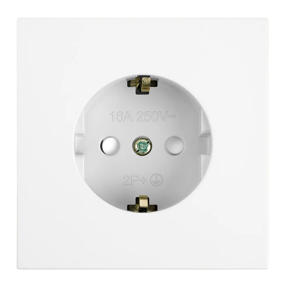 Розетка 1-местная (механизм) СП STEKKER Мия с защитной шторкой с заземлением, 250В, 16А, RST16-3110-01, белая магнолия Розетка 1-местная (механизм) СП STEKKER Мия с защитной шторкой с заземлением, 250В, 16А, RST16-3110-01, белая магнолия