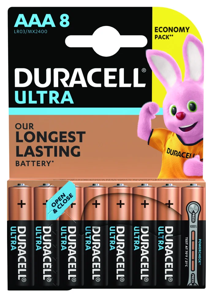 Элемент питания Duracell LR03-8BL Ultra (уп. 8шт)