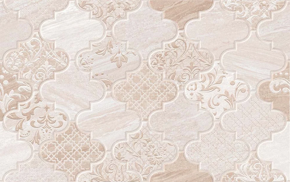 Плитка GLOBAL TILE Ternura бежевая стена тип 1, 25*40 арт.10101004931
