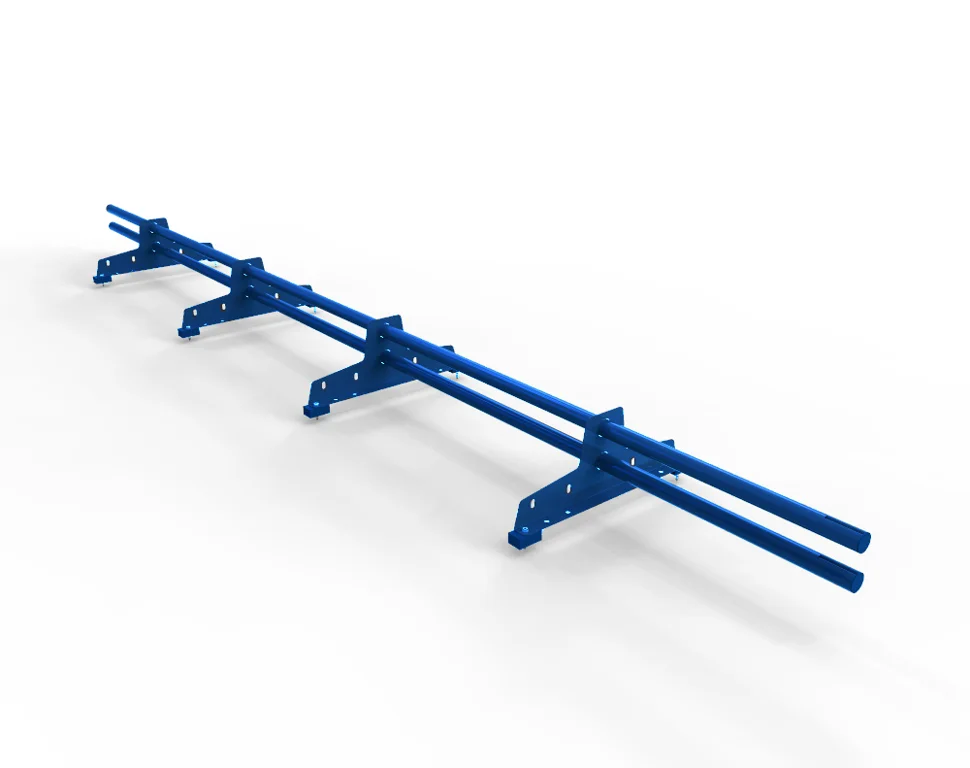 Снегозадержатель трубчатый NewLine на 4-х опорах PE, L=3 м RAL 5005
