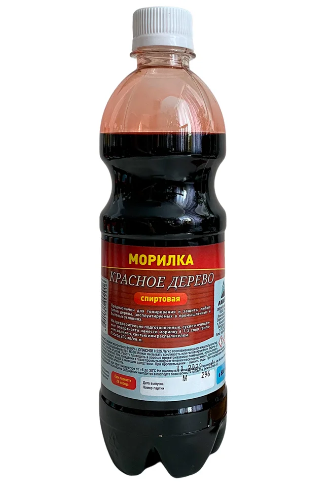 Морилка спиртовая АНЛЕС красное дерево 0,5л Морилка спиртовая АНЛЕС красное дерево 0,5л