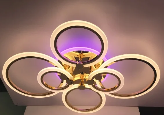 Люстра Star 39557-2+2+2-TL FGD, LED 144W+28W