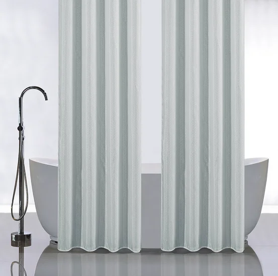 Штора для ванной САНАКС полиэстэр, 120*180см, СЕРАЯ двойная, однотонная, 2 штуки, арт.032-10 Штора для ванной САНАКС полиэстэр, 120*180см, СЕРАЯ двойная, однотонная, 2 штуки, арт.032-10