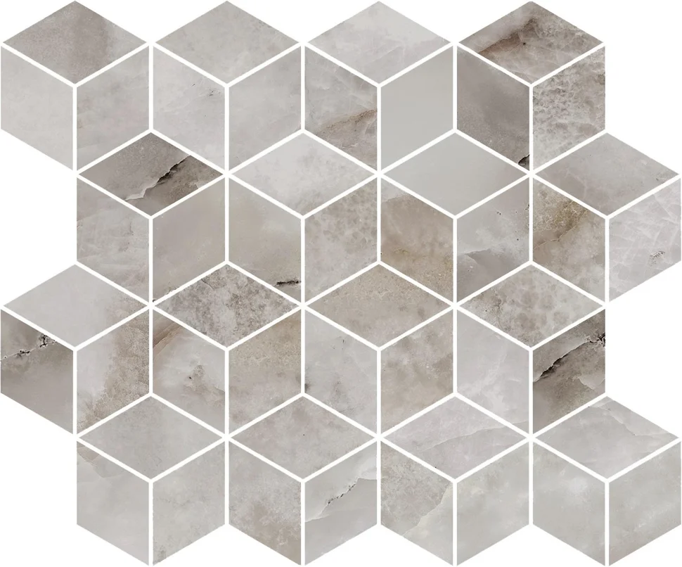 Керамогранит KERAMA MARAZZI Декор Джардини бежевый светлый мозаичный глянцевый 45х37,5 арт.T017&#92;14023
