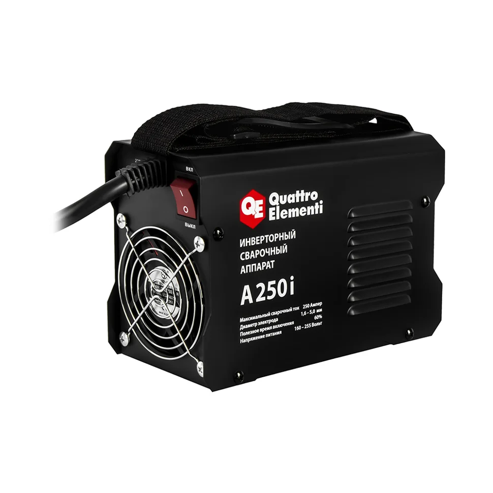 Сварочный аппарат QUATTRO ELEMENTI A 250i (250 А, электроды до 5.0 мм, дисплей) Сварочный аппарат QUATTRO ELEMENTI A 250i (250 А, электроды до 5.0 мм, дисплей)