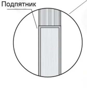 Подпятник дверной PORTE VISTA серебрянная патина тон 25 250мм*75мм*18мм, массив дуба Подпятник дверной PORTE VISTA серебрянная патина тон 25 250мм*75мм*18мм, массив дуба