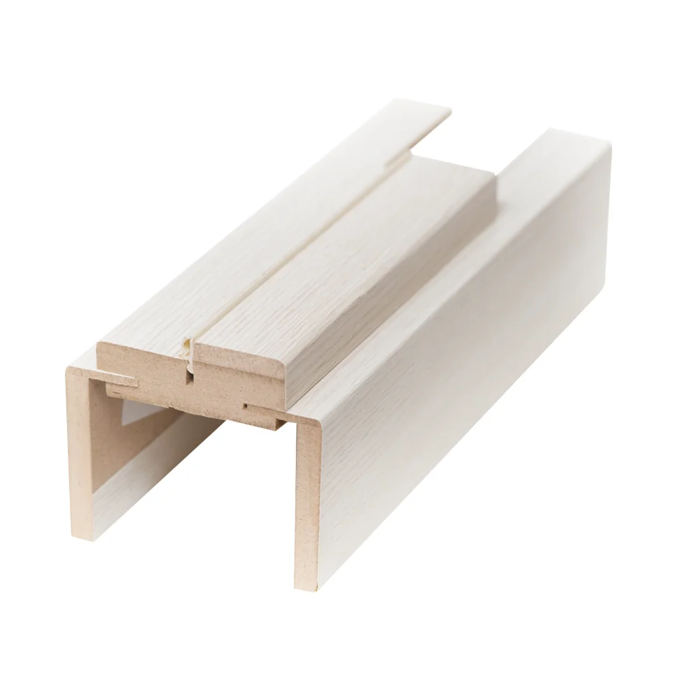 Стойка дверной коробки ТЕРРИ телескопическая с уплотнителем ПВХ софт серый 70*30*2070