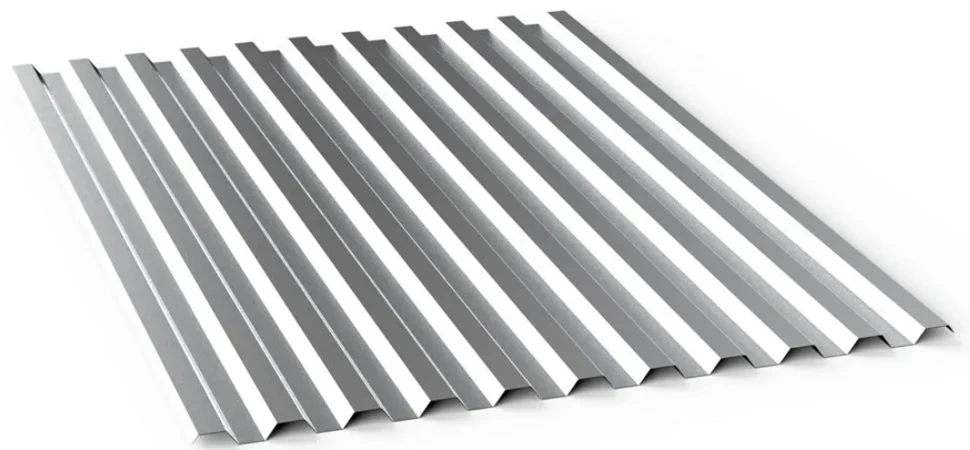 Профнастил С-21-R, 0.5 мм, оцинкованный 1.055 * 5.6 м.п. (Дисконт)
