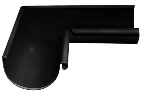 Угол желоба внутренний Optima 90гр, 125мм, RAL 9005