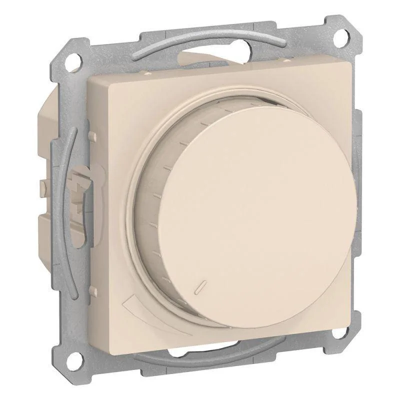 Механизм светорегулятора поворотно-нажимного AtlasDesign 315Вт беж. Schneider Electric ATN000234