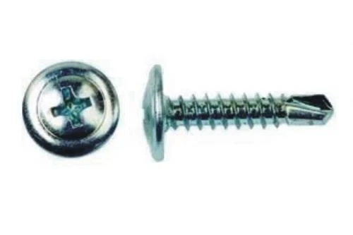 Саморезы с прессшайбой сверло 4,2х16 RAL 3011 (уп 1000шт)